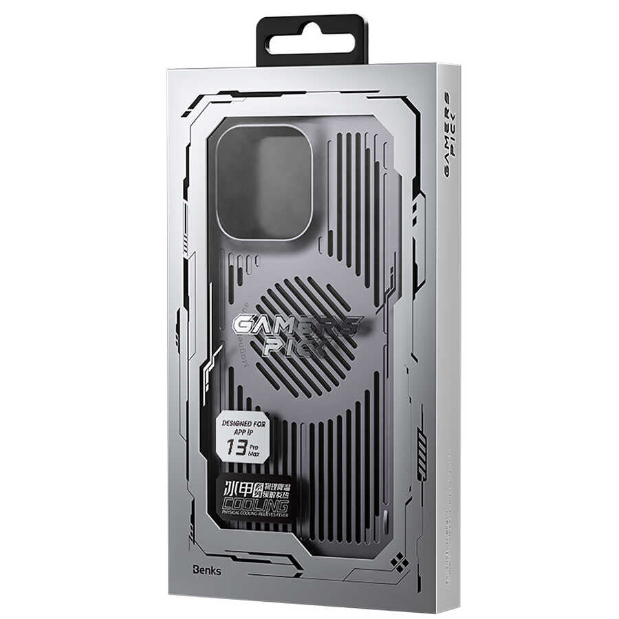 Benks Bizzard iPhone 13 Pro Max Kılıf Soğutucu Özellikli Oyuncu Telefon Kılıfı - 6 Benks Bizzard iPhone 13 Pro Max Kılıf Soğutucu Özellikli Oyuncu Telefon Kılıfı - 6
